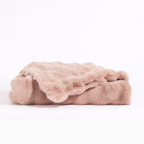 Dreame Double-Layer Large Rabbit Fur Blanket - Thickened, Soft, and Comfortable for Summer Office Use and Double Bed Sheets, Providing a Cozy Experience