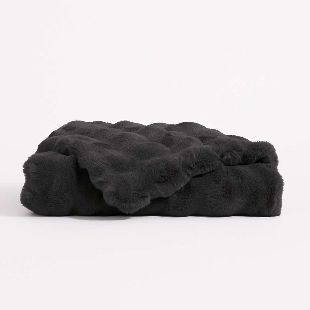 Dreame Double-Layer Large Rabbit Fur Blanket - Thickened, Soft, and Comfortable for Summer Office Use and Double Bed Sheets, Providing a Cozy Experience