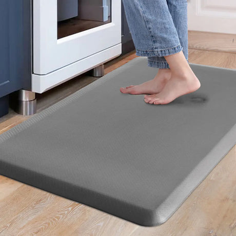Professional Anti-Fatigue Standing Mat with Waterproof PVC and Non-Slip Design for Kitchen Use
