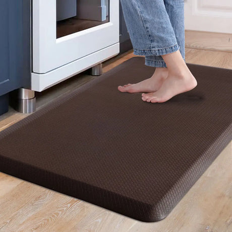 Professional Anti-Fatigue Standing Mat with Waterproof PVC and Non-Slip Design for Kitchen Use