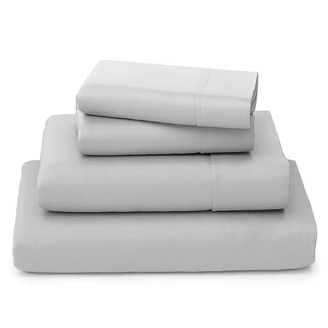 Luxury 100% Egyptian Cotton Bed Sheet Set - 4/6 Piece Collection with Elastic Fitted Sheet, Flat Sheets, and Pillowcases for Ultimate Comfort