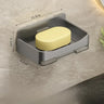 Wall-Mounted Soap and Sponge Holder with Double Drainage - Free-Punching Bathroom Organizer