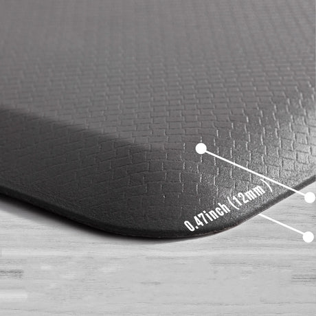 Professional Anti-Fatigue Standing Mat with Waterproof PVC and Non-Slip Design for Kitchen Use