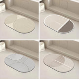 Ultra-Absorbent Diatomite Kitchen Floor Mat - Soft, Washable, Anti-Slip Bathroom Entrance Rug