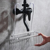 Aluminium Bathroom Shelf - No Drill Shower Storage Organizer for Shampoo and Accessories