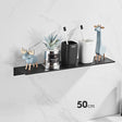 Aluminum Floating Shelves for Bathroom and Kitchen Storage - Wall-Mounted Organizer in 30/40/50CM Sizes