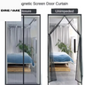 Magnetic Mosquito Net Curtains for Windows and Doors - Automatic Closing Fly Screen for Enhanced Household Ventilation