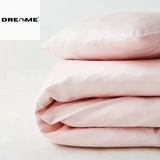 Lyocell Bamboo Fiber Duvet Cover Set - Luxury Solid Summer Cooling Bedding Set (No Sheet), Includes Single Quilt Cover and Pillowcases - 3 Pieces